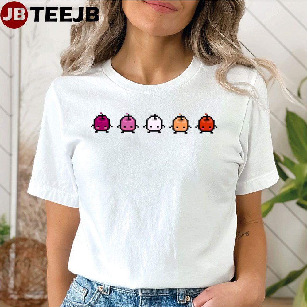 Stardew Valley Lesbian Pride Junimos Unisex T-Shirt