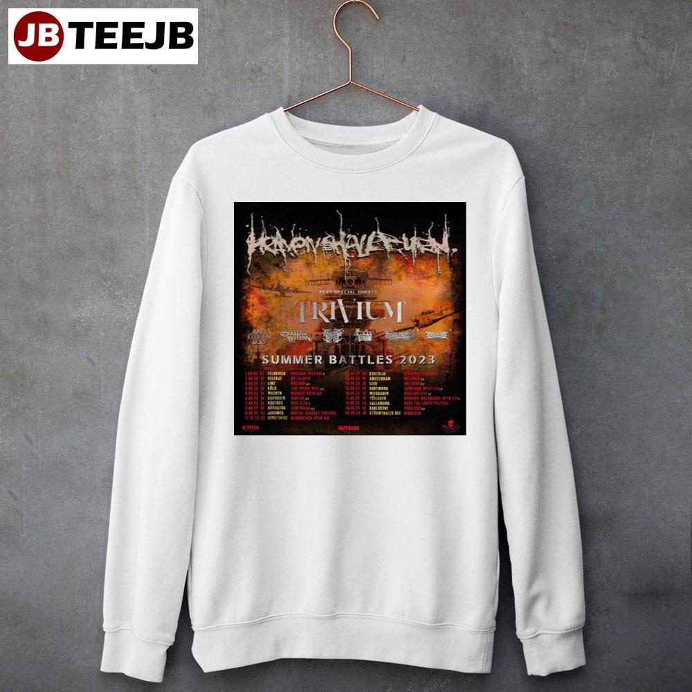 Summer Battles 2023 Heaven Shall Burn With Trivium Unisex T-Shirt