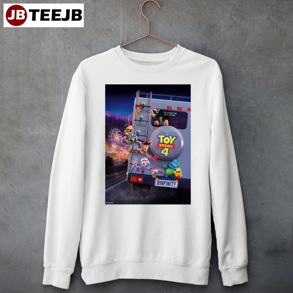 Toy Story 4 Toys Riding Rv Theatrical Unisex Sweatshirt