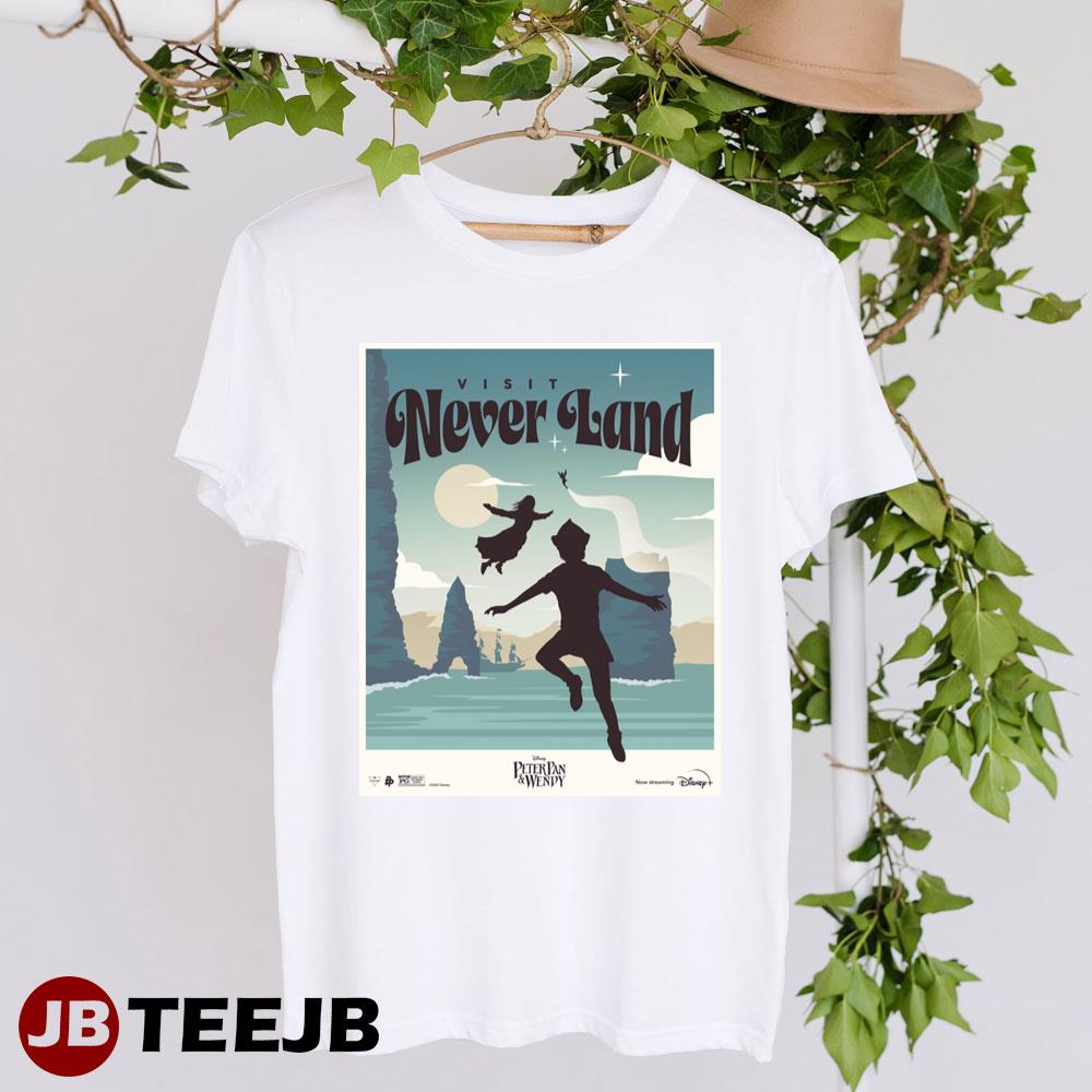 Visit Never Land Peter Pan And Wendy 2023 Movie Unisex T-Shirt