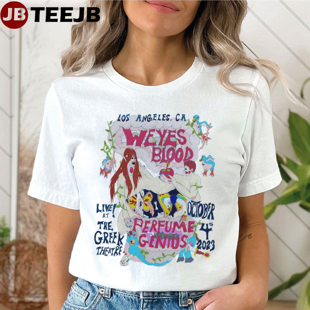 Weyes Blood Perfume Genius October 4th 2023 Live At The Greek Theatre Unisex T-Shirt