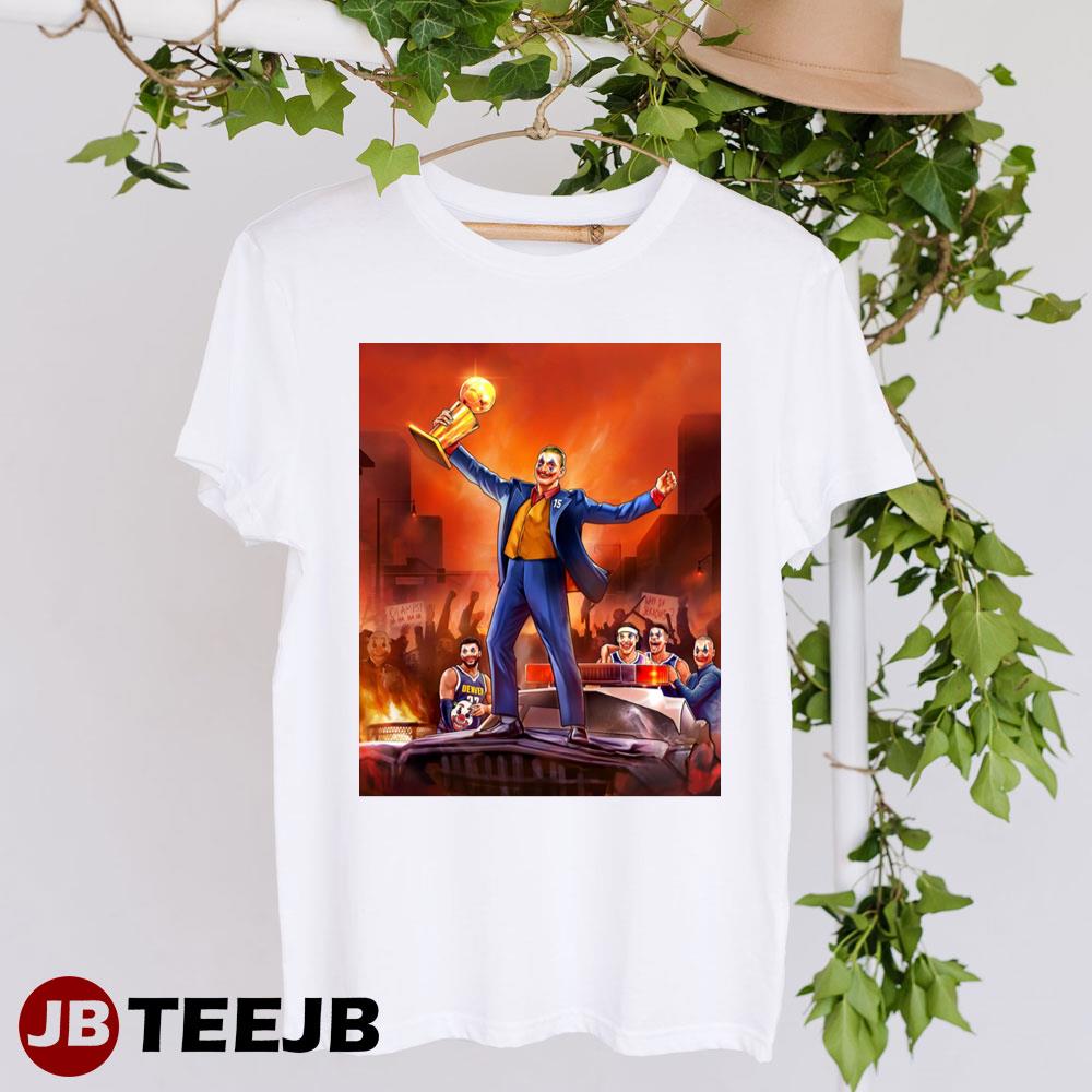 2023 Denver Nuggets Nikola Jokic Jokic And The Nuggets Win Their First Nba Title In Franchise History Unisex T-Shirt