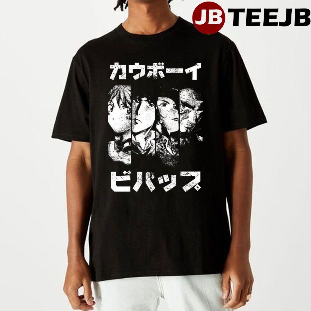 Bebop Noir White Cowboy Bebop Unisex T-Shirt