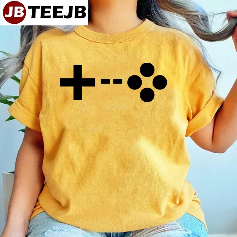 Black Art Game Button Anime Unisex T-Shirt