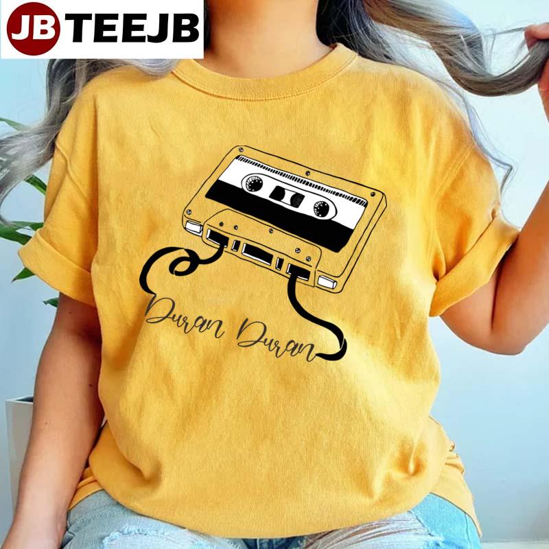 Black Art Style Cassette Duran Duran Unisex T-Shirt