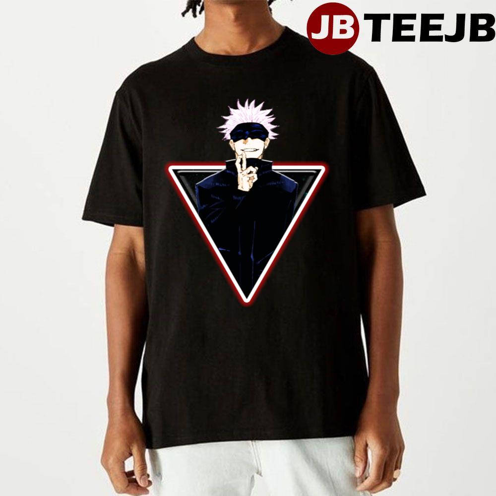 Black Art Style Satoru Gojou Jujutsu Kaisen Anime Unisex T-Shirt