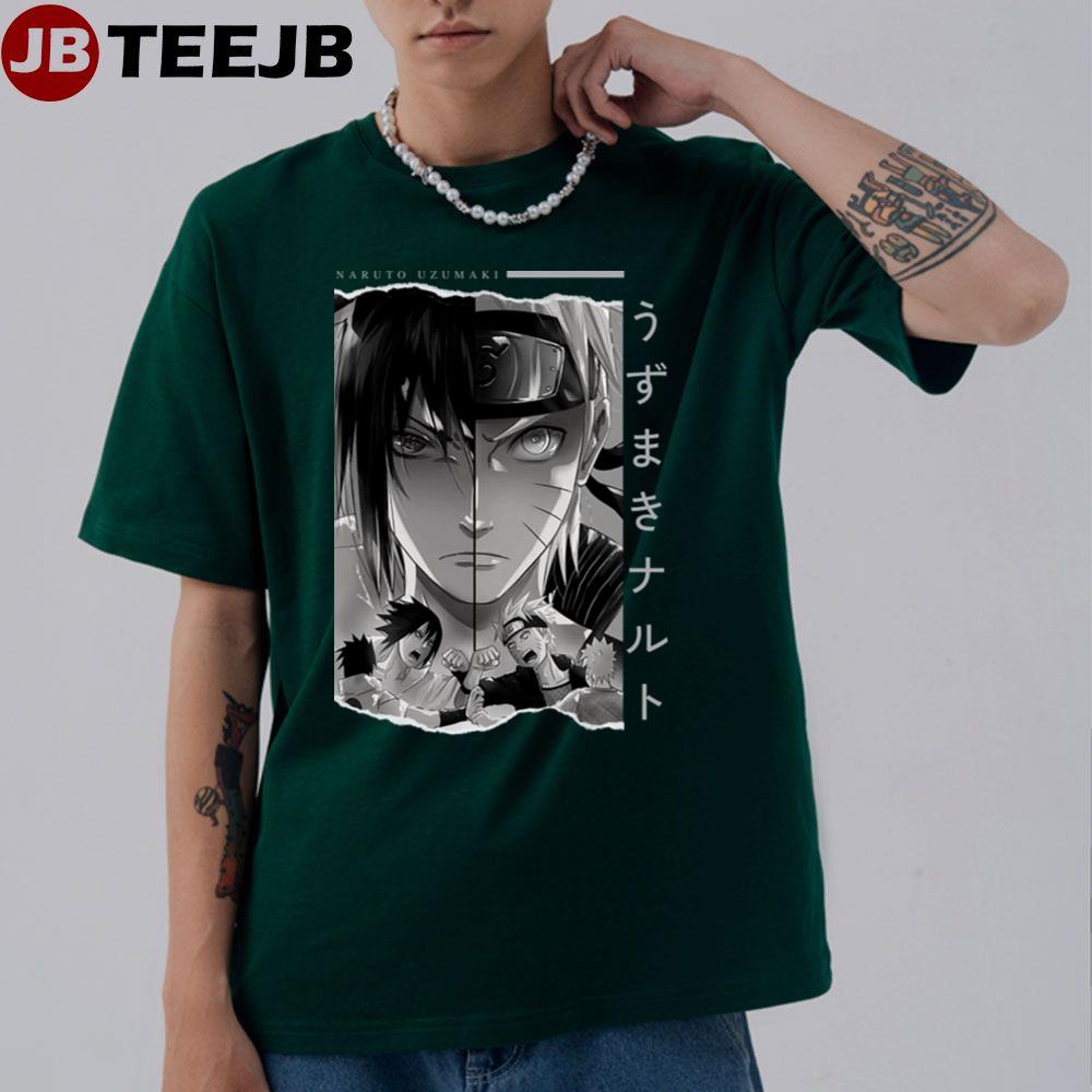 Black Art Uzumaki Naruto Unisex T-Shirt