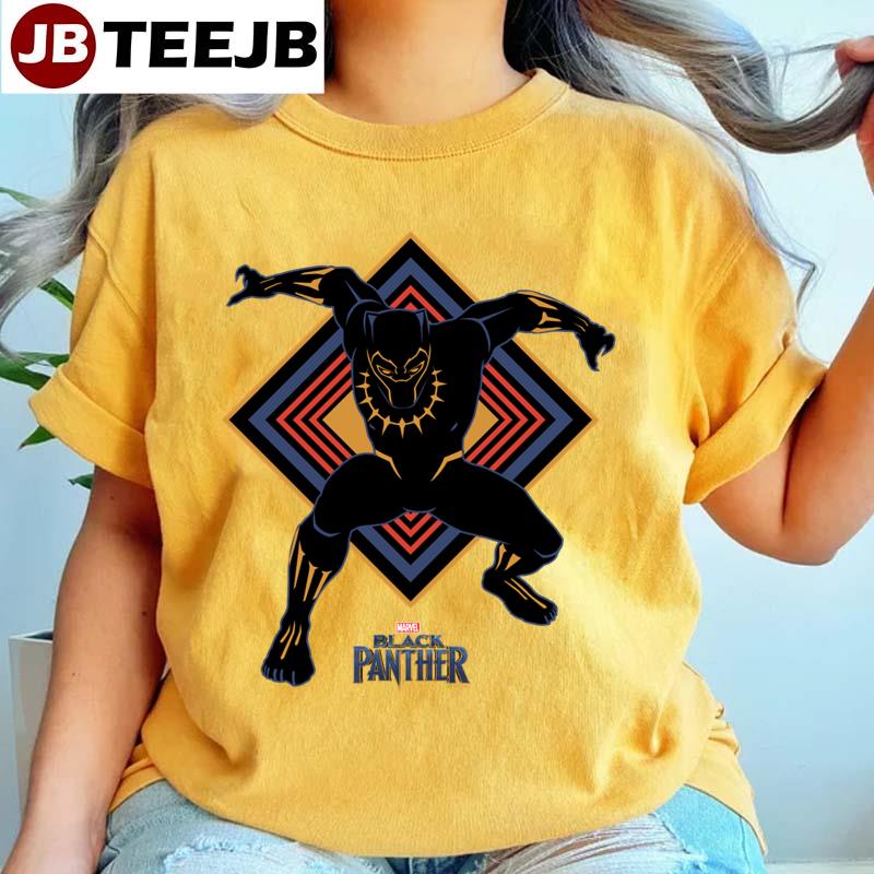 Black Panther Wakandan Black Panther Panel Unisex T-Shirt