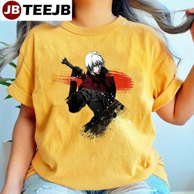 Black Red Art Devil May Cry. Png Unisex T-Shirt