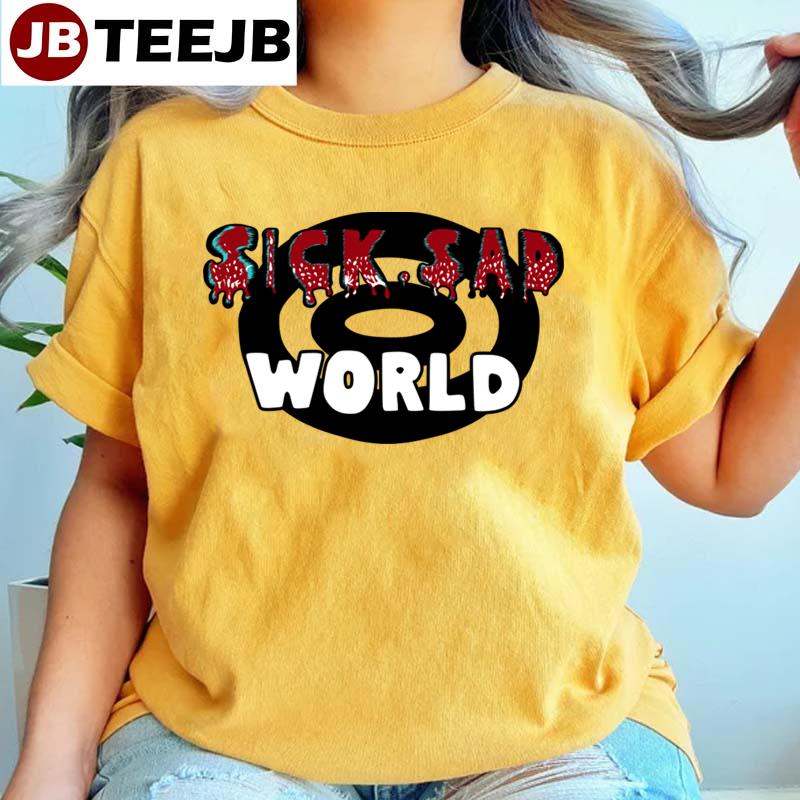 Black Red Art Sick Sad World Unisex T-Shirt