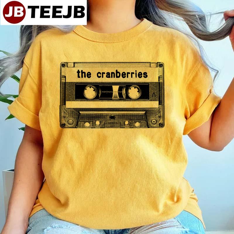 Black Retro Cassette Tape The Cranberries Unisex T-Shirt