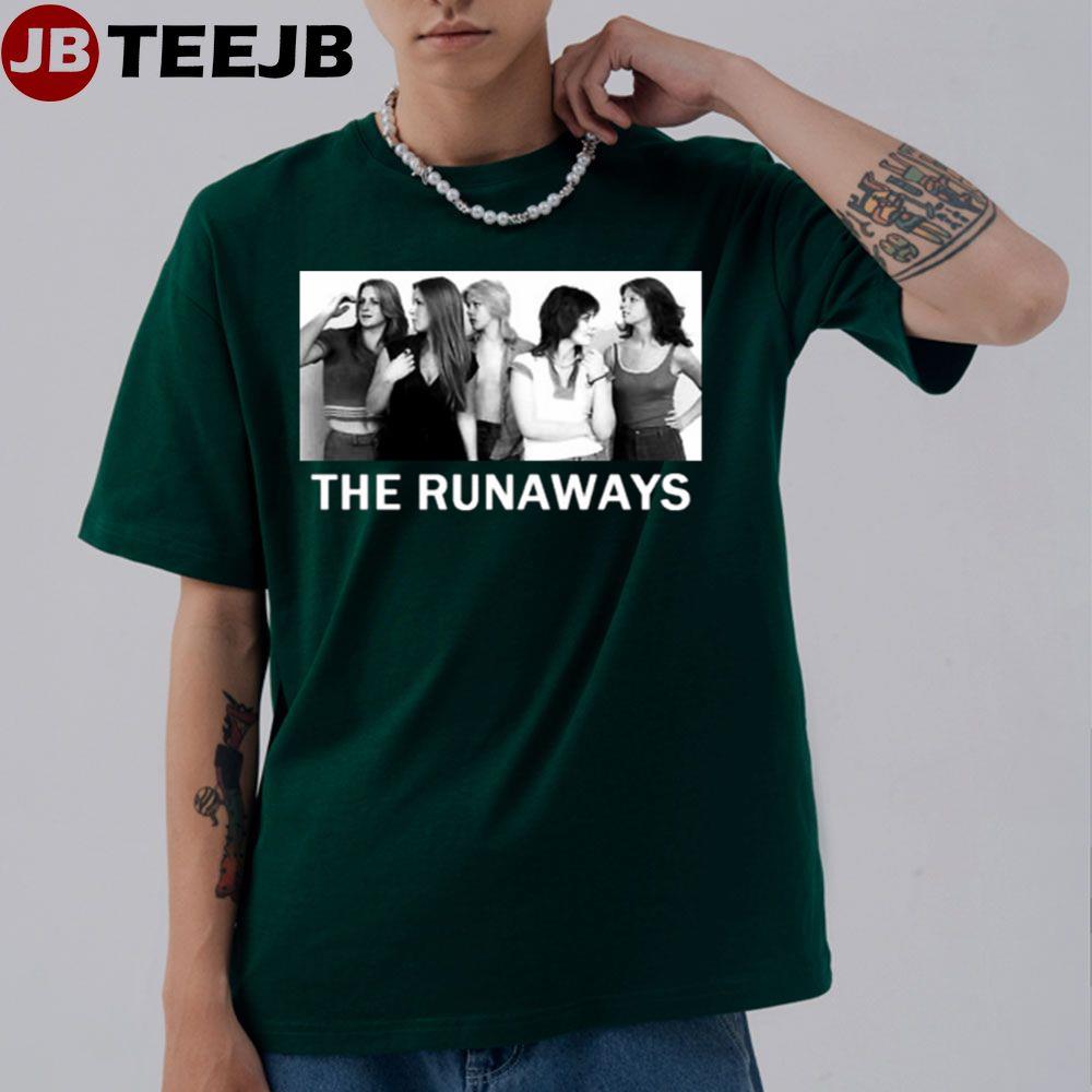 Black White Art The Runaways Unisex T-Shirt