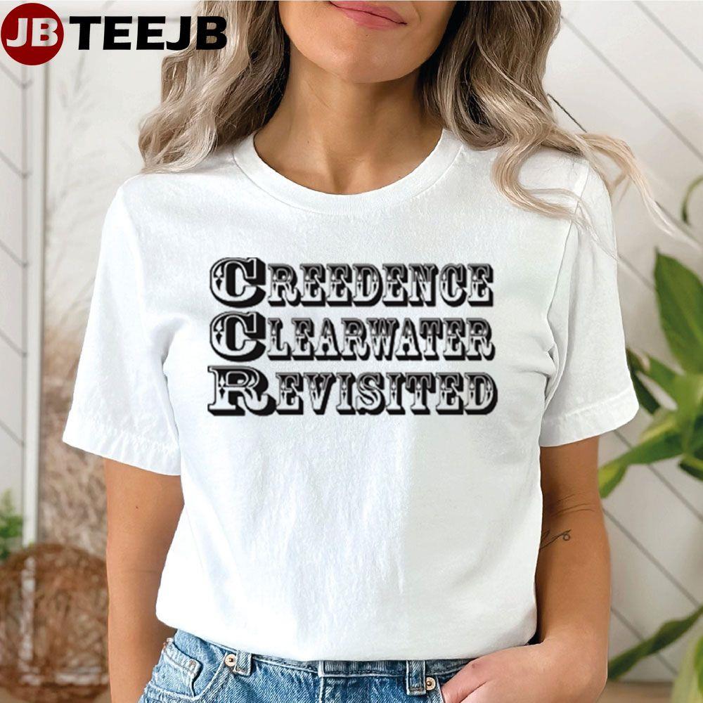 Black White Creedence Clearwater Revival Band Unisex T-Shirt