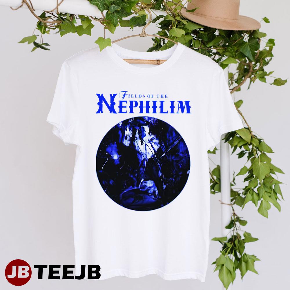 Blue Art Circle Fields Of The Nephilim Unisex T-Shirt