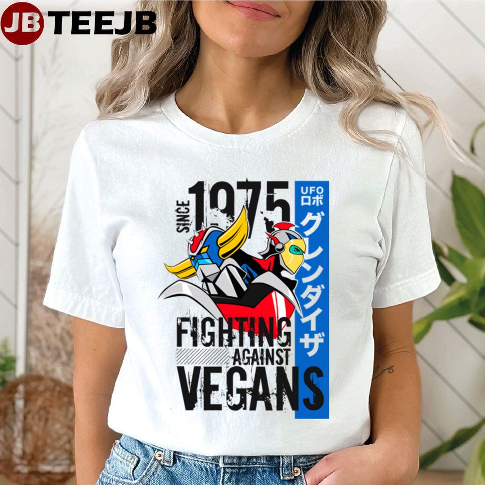 Blue Fighting Against Vegans Grendizer Unisex T-Shirt