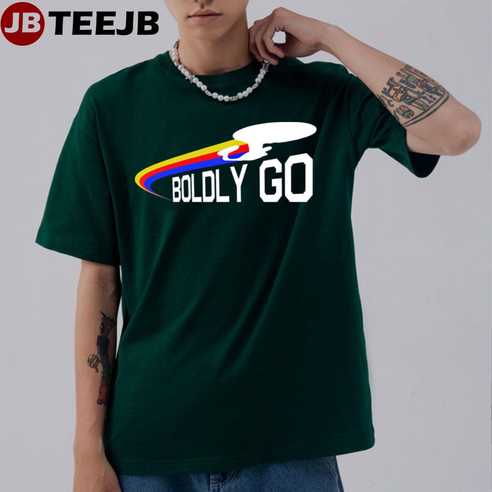 Boldly Go Star Trek Unisex T-Shirt