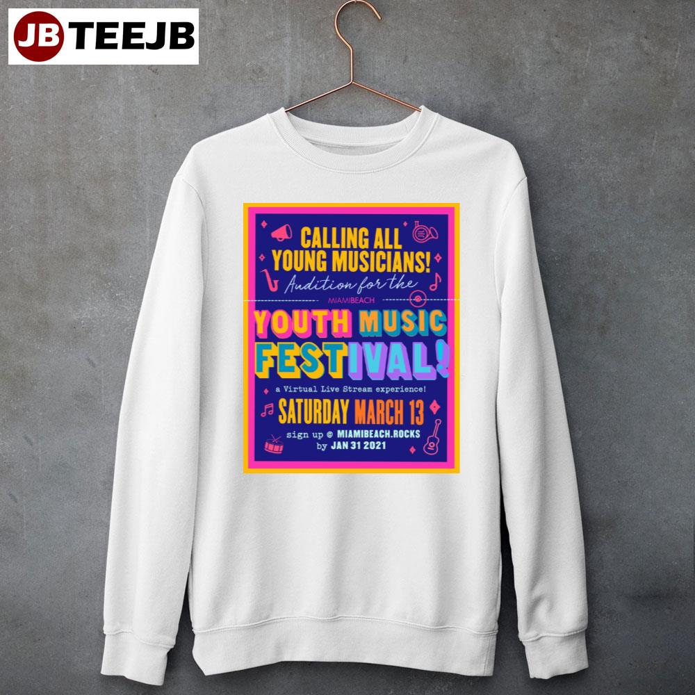 Calling All Young Musicians Youth Music Festival 2021 Unisex T-Shirt