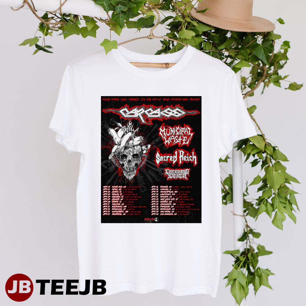 Carcass Spring Tour  Dates 2023 Unisex T-Shirt