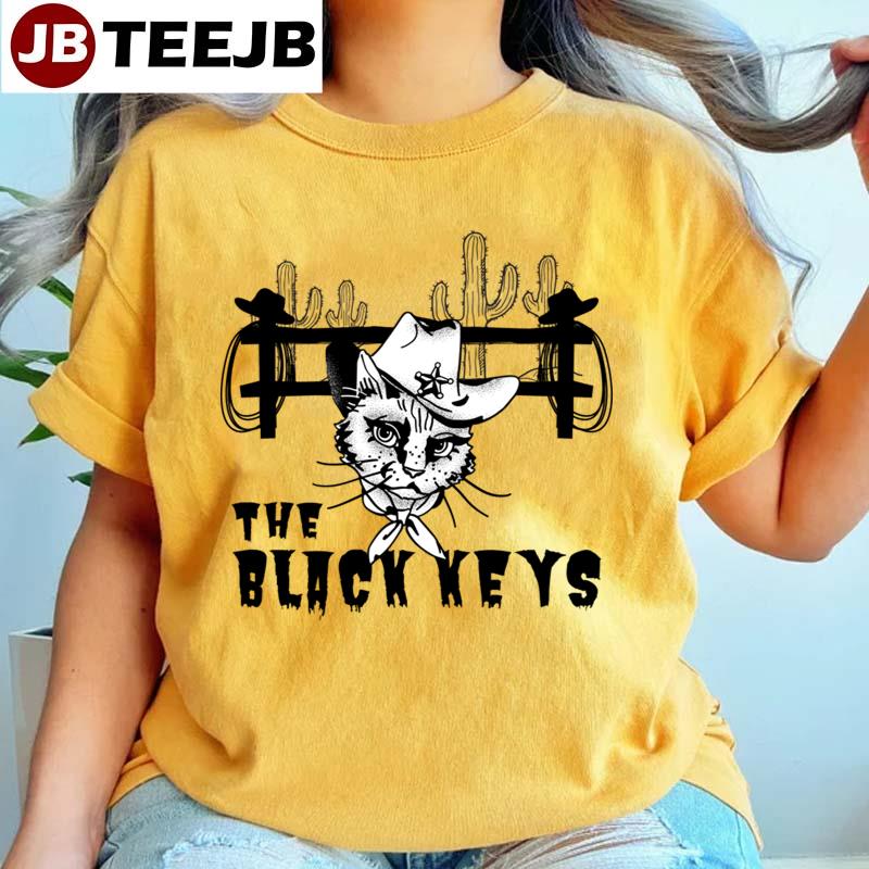 Cat Cowboy The Black Keys Unisex T-Shirt