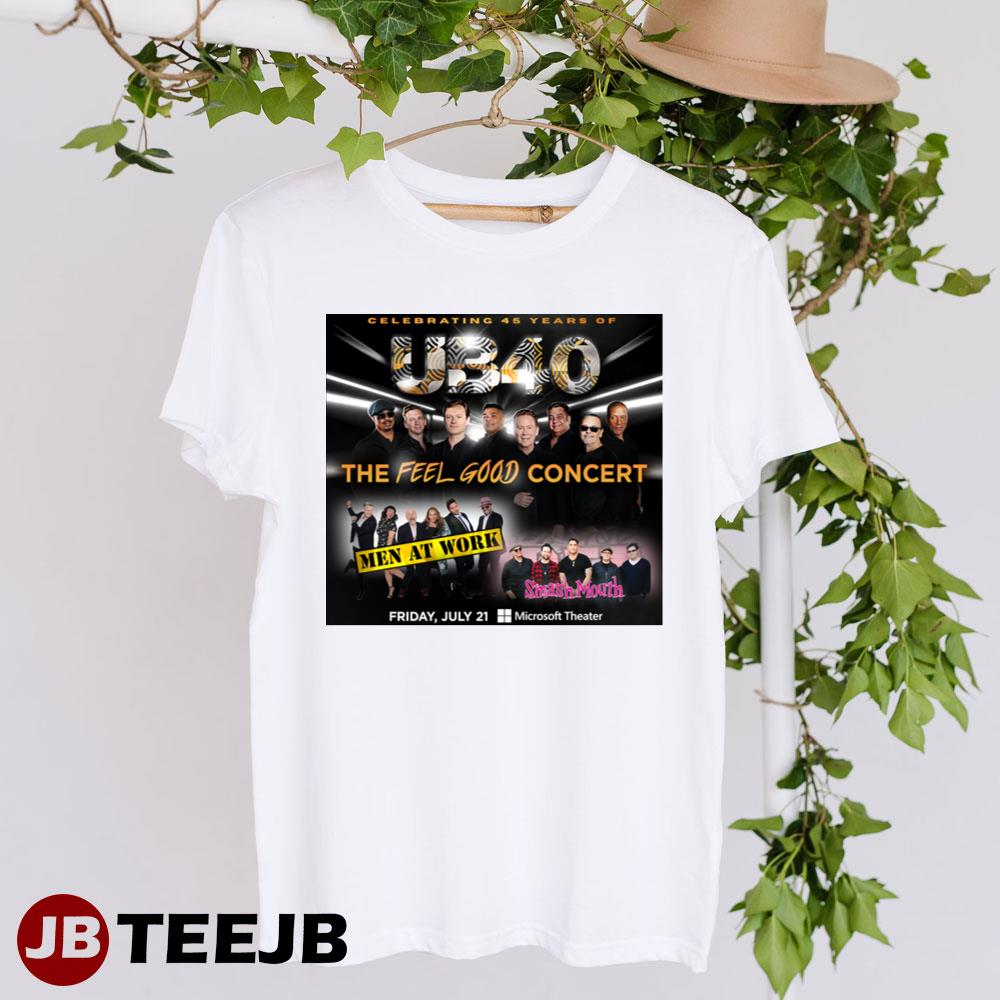 Celebrating 45 Years Of Ub 40 The Feel Good Concert Men At Work Smash Mouth Unisex T-Shirt