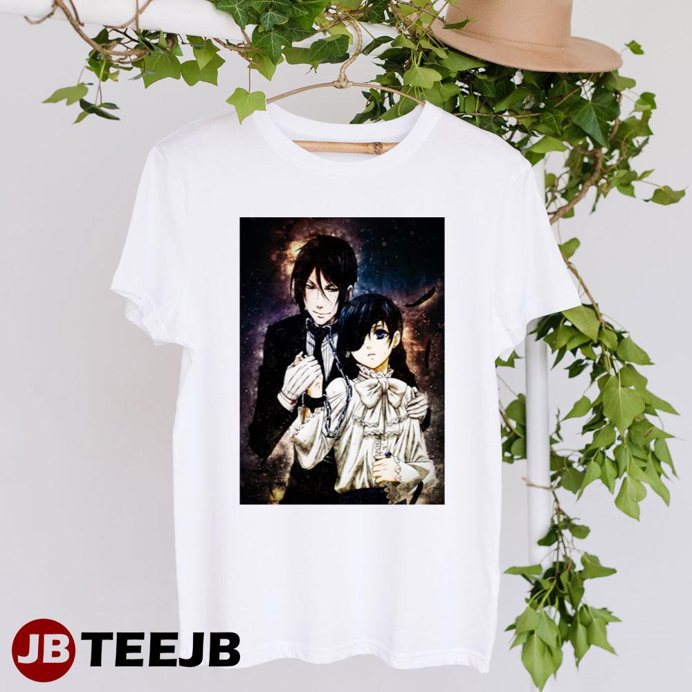 Ciel Phantomhive Sebastian Michaelis Black Butler Unisex T-Shirt