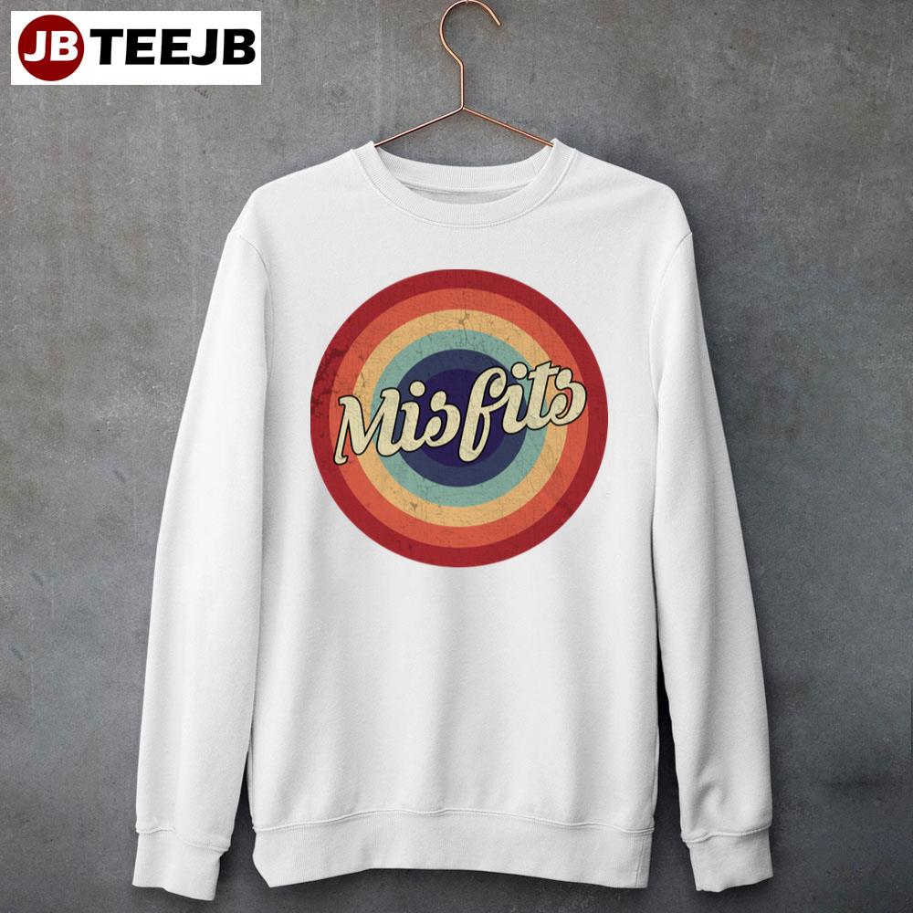 Color Retro Circle Vintage Misfits Unisex T-Shirt Color Retro Circle Vintage Misfits Unisex T-Shirt