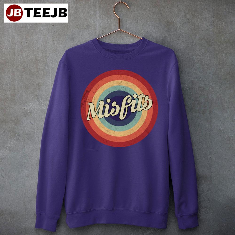 Color Retro Circle Vintage Misfits Unisex T-Shirt Color Retro Circle Vintage Misfits Unisex T-Shirt