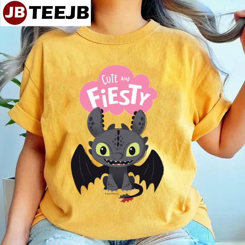 Cute And Fiesty Toothless Graphic Unisex T-Shirt