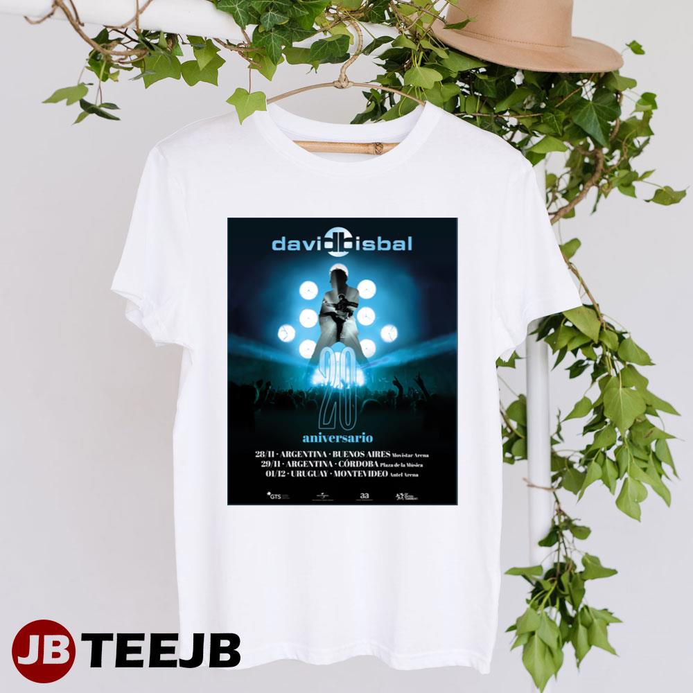 David Bisbal 20 Aniversario Tour Unisex T-Shirt