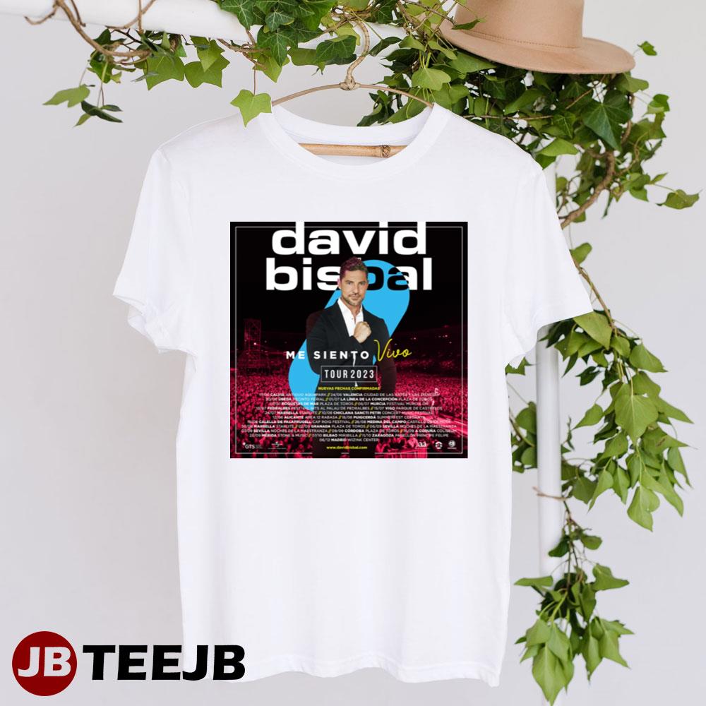 David Bisbal Me Siento Vivo Tour 2023 Unisex T-Shirt