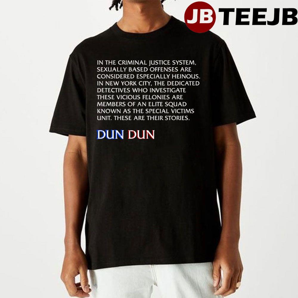 Dun Dun Retro Law & Order Unisex T-Shirt