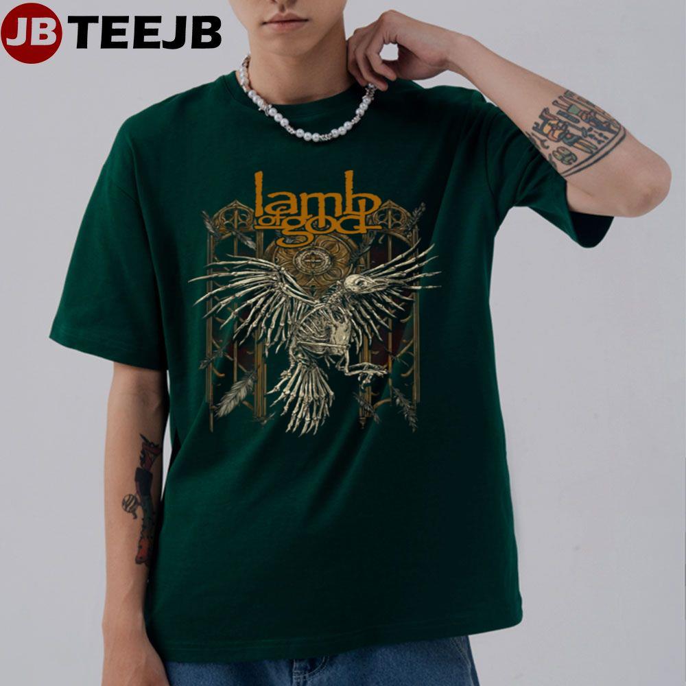 Eagle Skeleton Lamb Of God Band Unisex T-Shirt