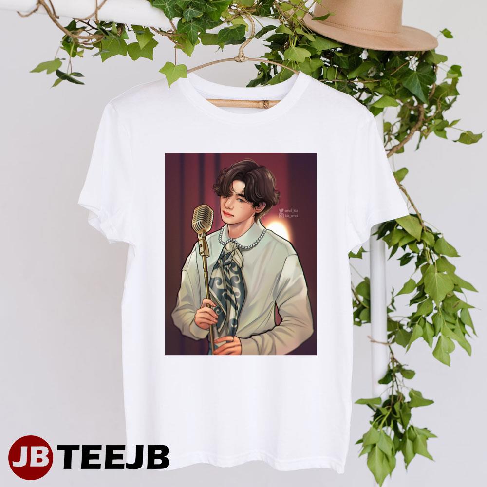 Fan Art Le Jazz de V Taehyung BTS 2023 Unisex T-Shirt