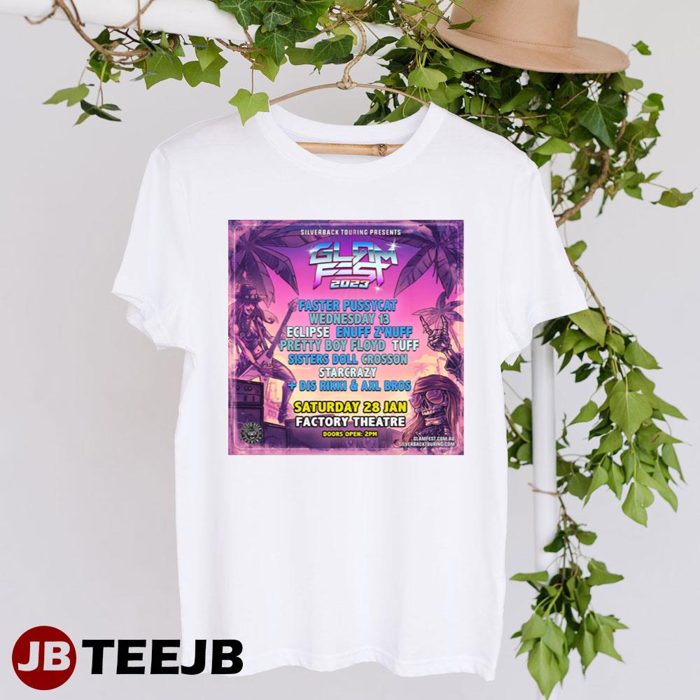 Glam Fest 2023 Tour Dates Unisex T-Shirt