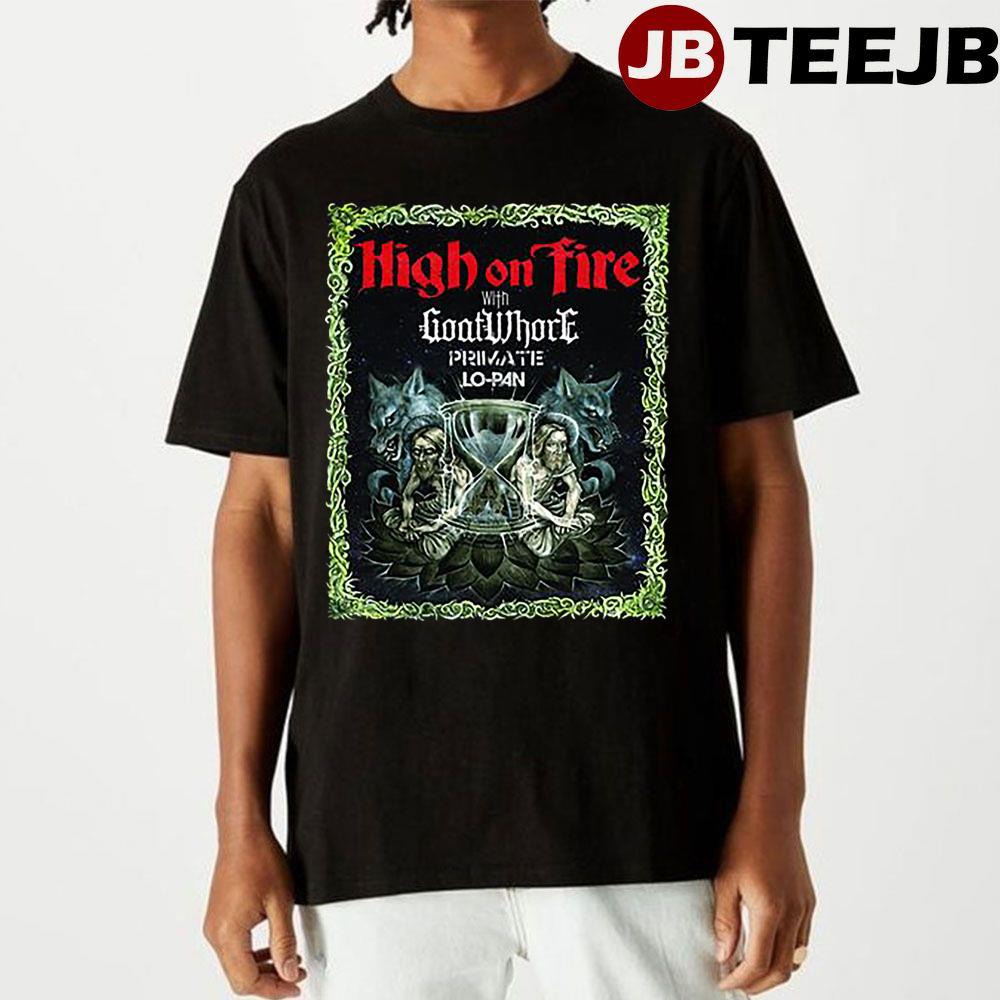 Goat Whore High On Fire Unisex T-Shirt