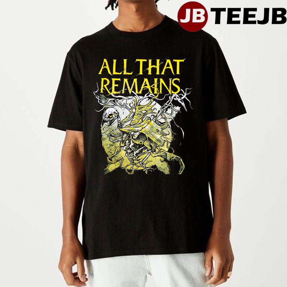 Gold Art Skull All That Remains Unisex T-Shirt