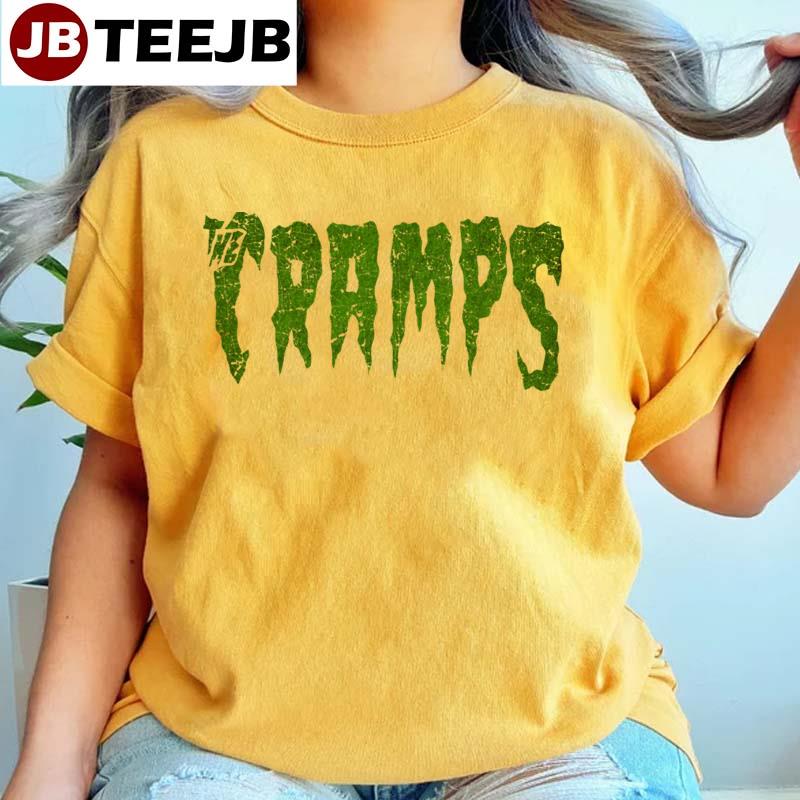 Green Art The Cramps Logo Unisex T-Shirt