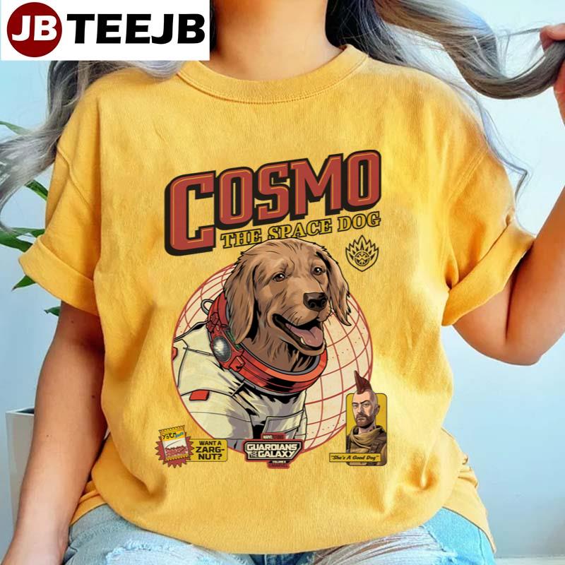 Guardians Of The Galaxy Cosmo The Space Dog Unisex T-Shirt