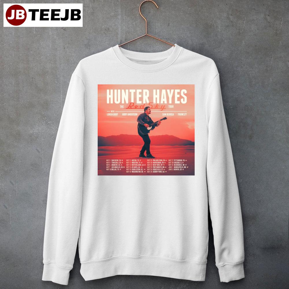 Hunter Hayes The Red Sky Tour 2023 Unisex T-Shirt