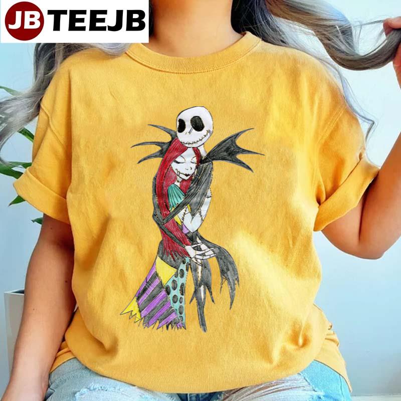 Jack And Sally Cartoon Unisex T-Shirt