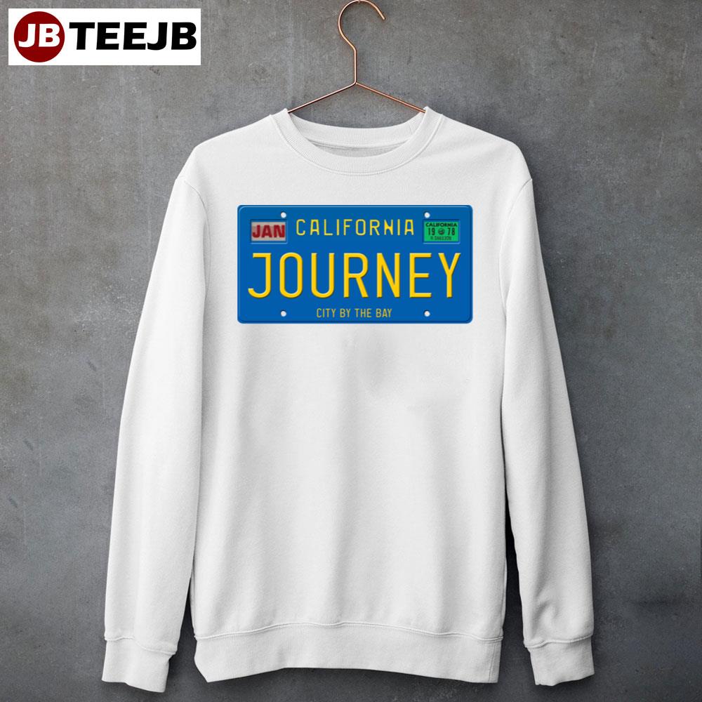 Journey Band California License Plate Unisex T-Shirt