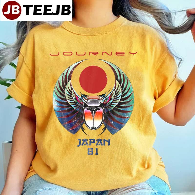 Journey Rock Band Music Group Scarab Beetle Logo Unisex T-Shirt