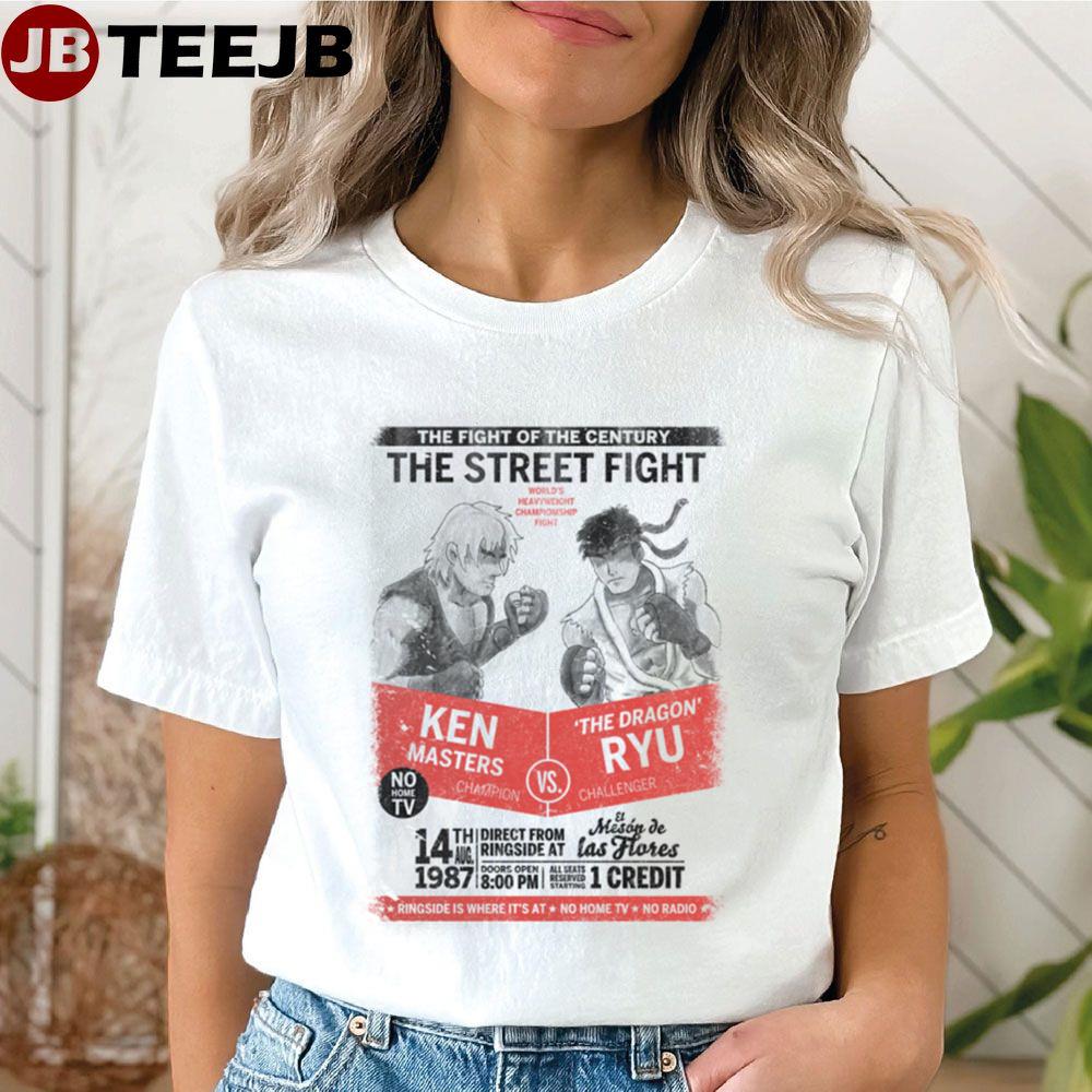 Ken And Ryu The Street Fight Unisex T-Shirt