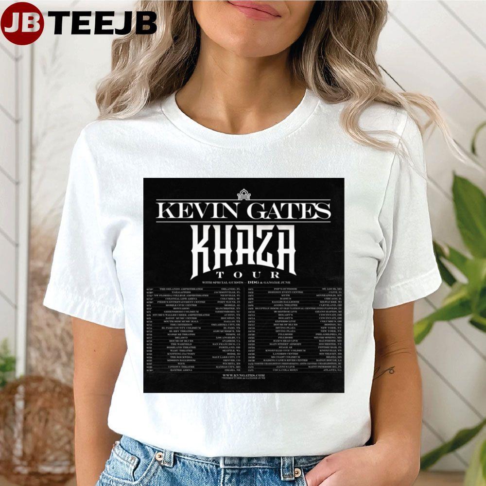 Kevin Gates Announces Khaza Tour Unisex T-Shirt