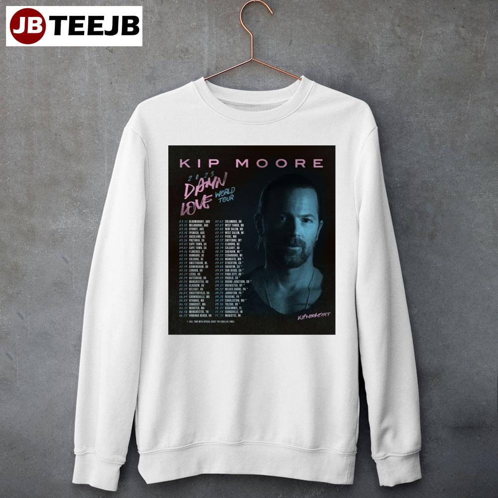 Kip Moore 2023 Damn Love World Tour Unisex T-Shirt