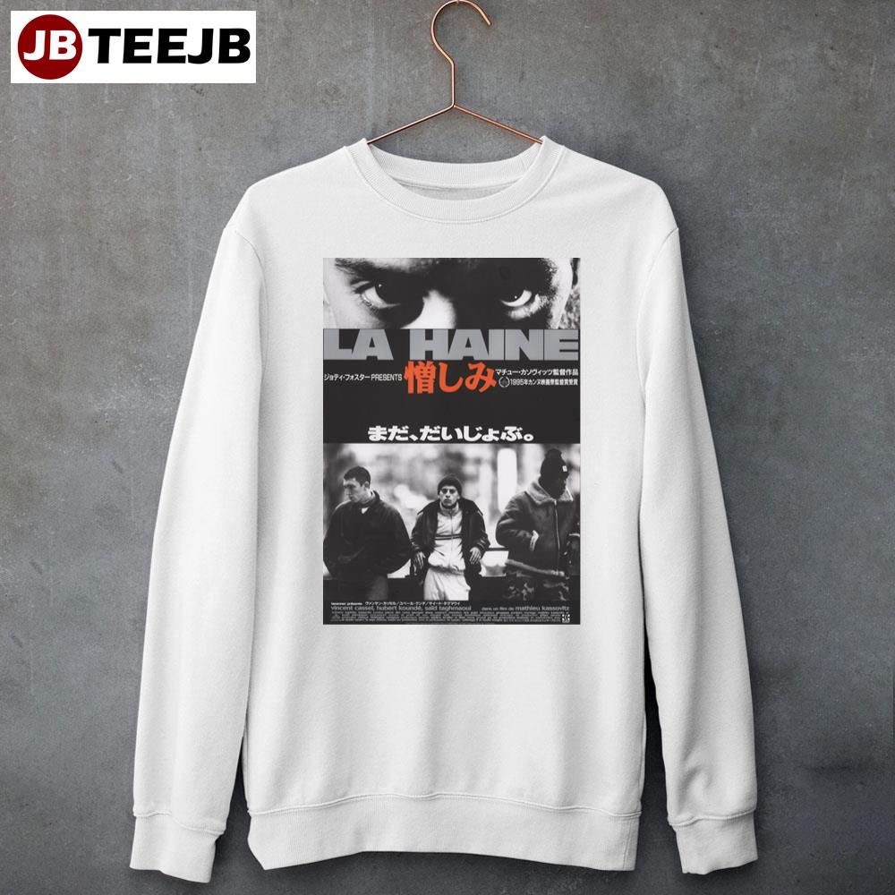 La Haine 1995 Japanese Movie Art Unisex Sweatshirt