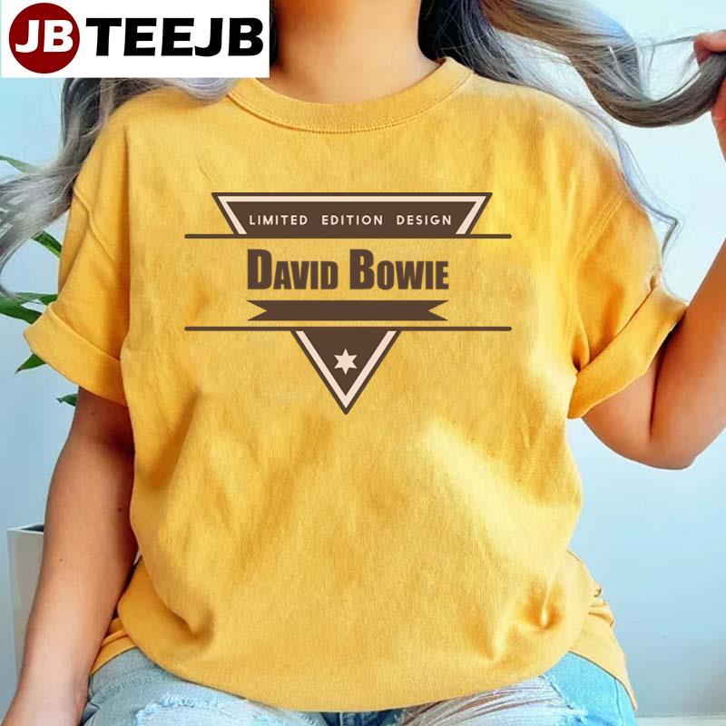 Limited Edition Design David Bowie Unisex T-Shirt