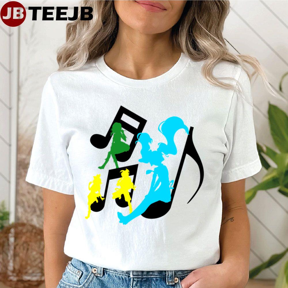 Miku Rin Len Gumi Vocaloids Unisex T-Shirt