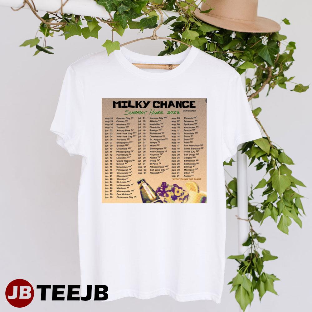 Milky Chance Summer Haze Tour 2023 Unisex T-Shirt