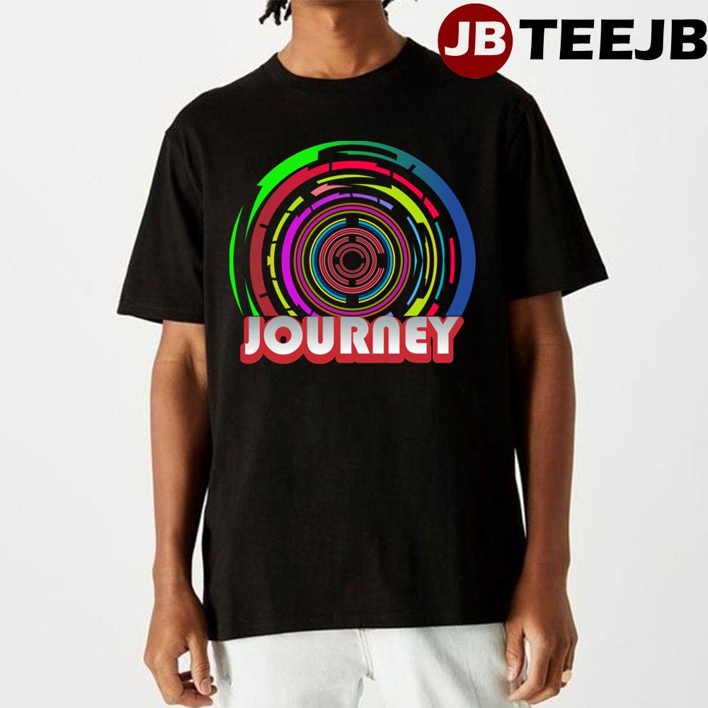 Minimalist Vinyl Journey Colorful Circle Unisex T-Shirt